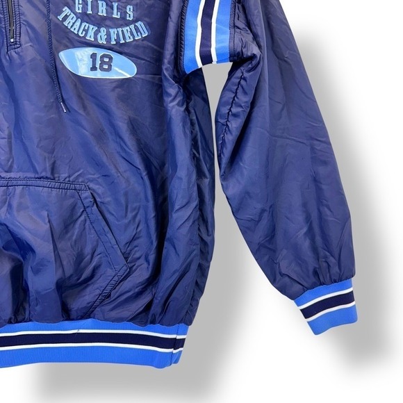 Vtg Russell Athletic Girls XL Bison Track & Field Pullover Jacket School Logo - Picture 4 of 6
